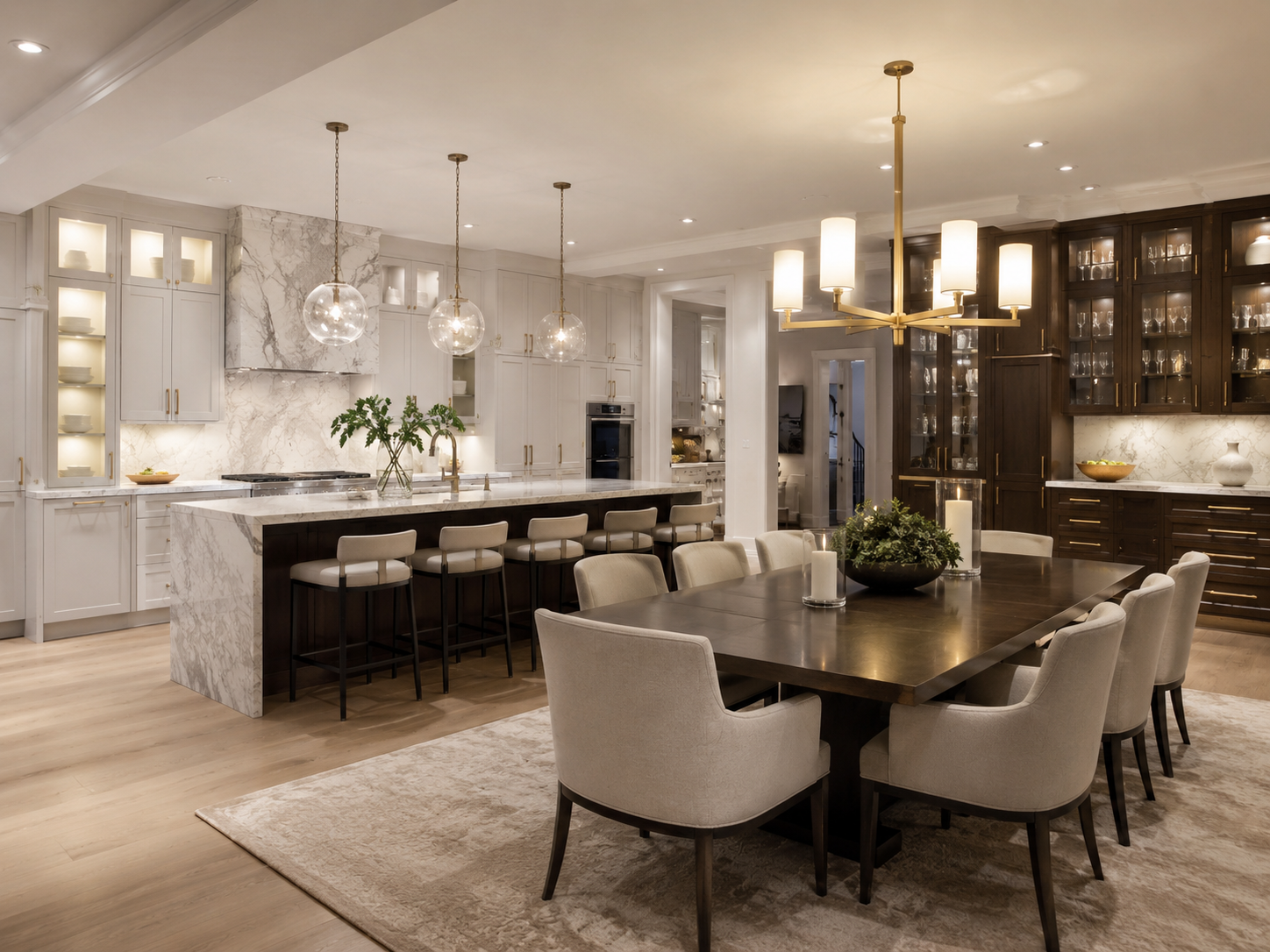 Completed kitchen